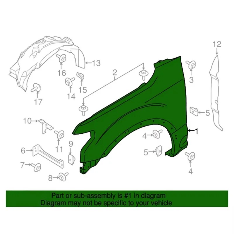 2015-2020 F-150 Hot Selling Replaced Aluminum Car Front Fenders JL3Z-16006-A JL3Z-16005-A JL3Z-16006-C JL3Z-16005-C
